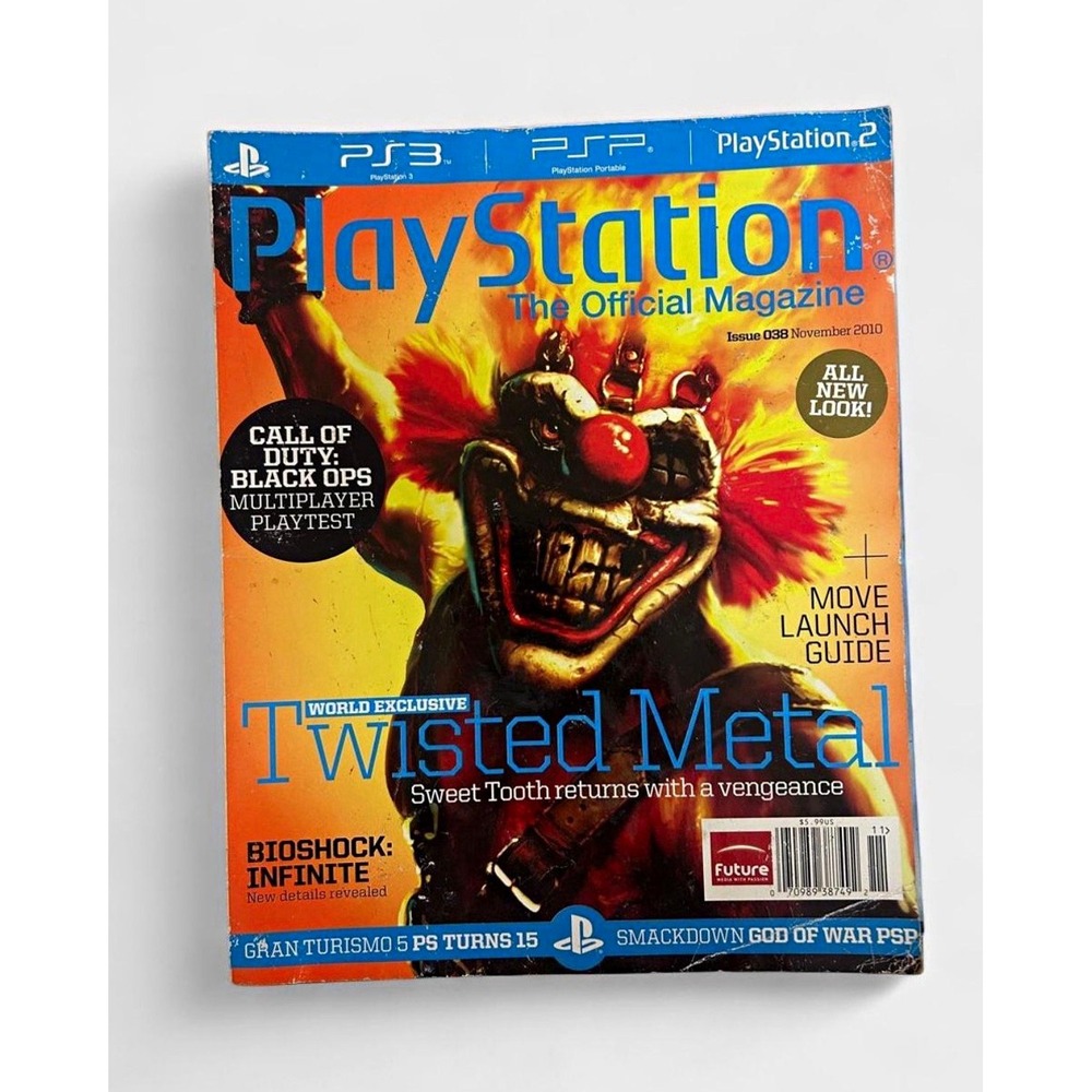 PlayStation Official Magazine Issue 38 2010 Twisted Metal Sweet Tooth PS3